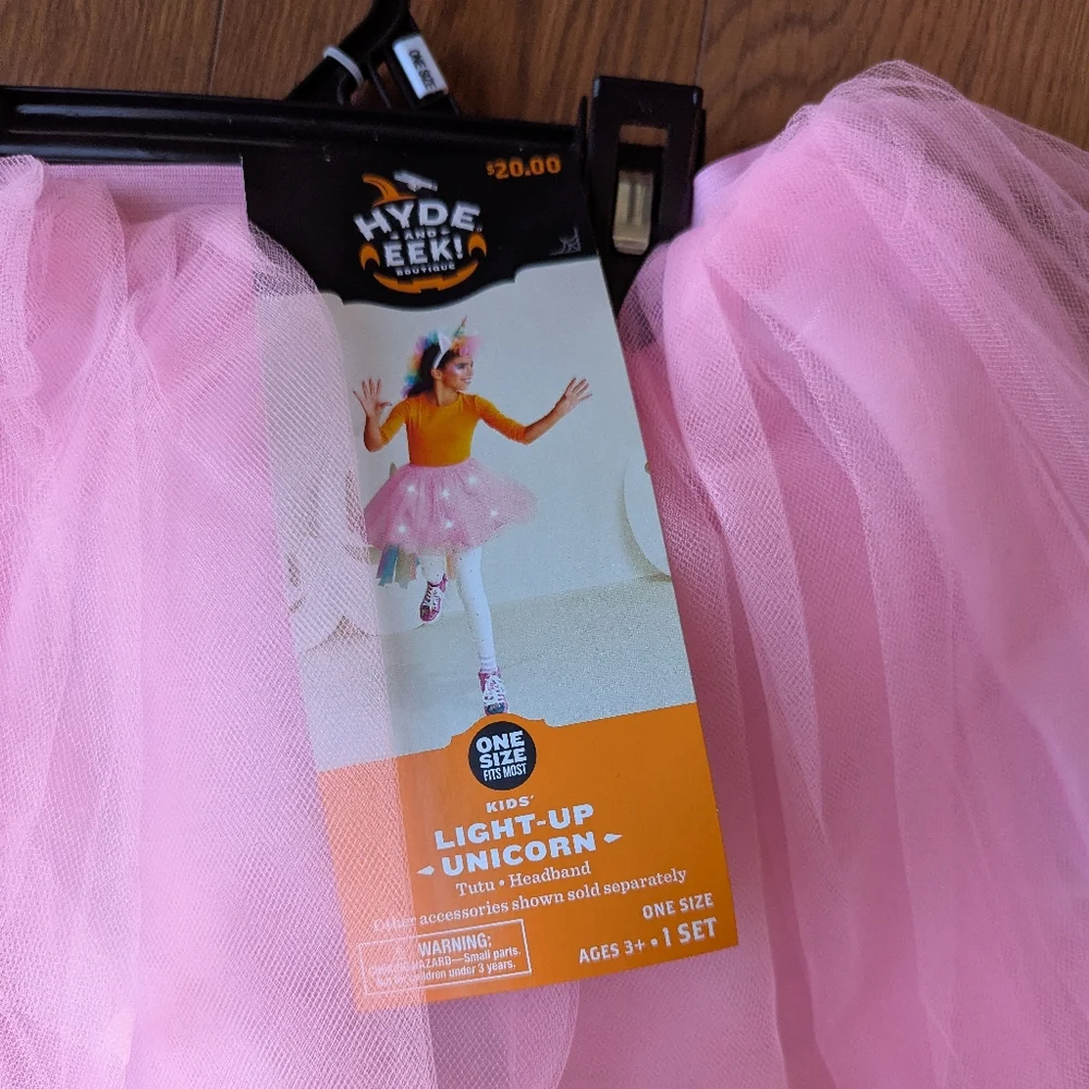 Hyde & Eek! Light Up Unicorn OSFM NWT
